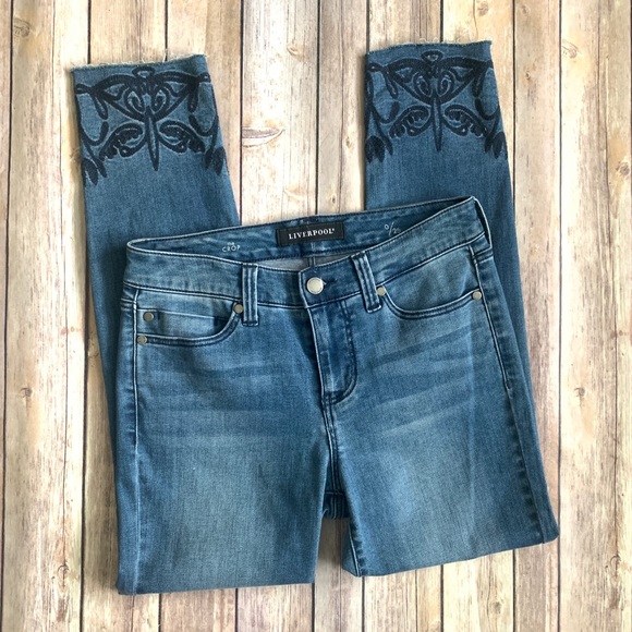 liverpool crop jeans